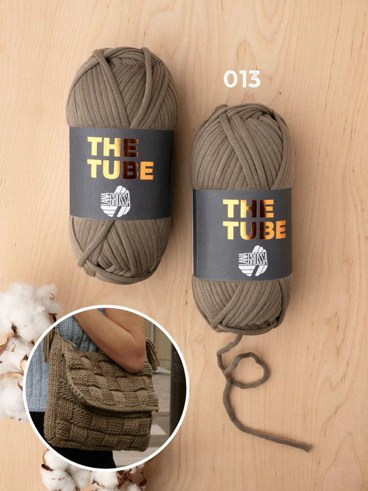 Strickpaket The Tube Gestrickte Tasche
