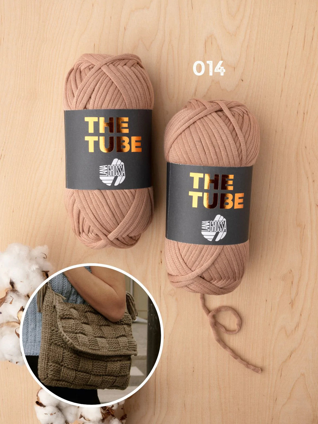 Strickpaket The Tube Gestrickte Tasche