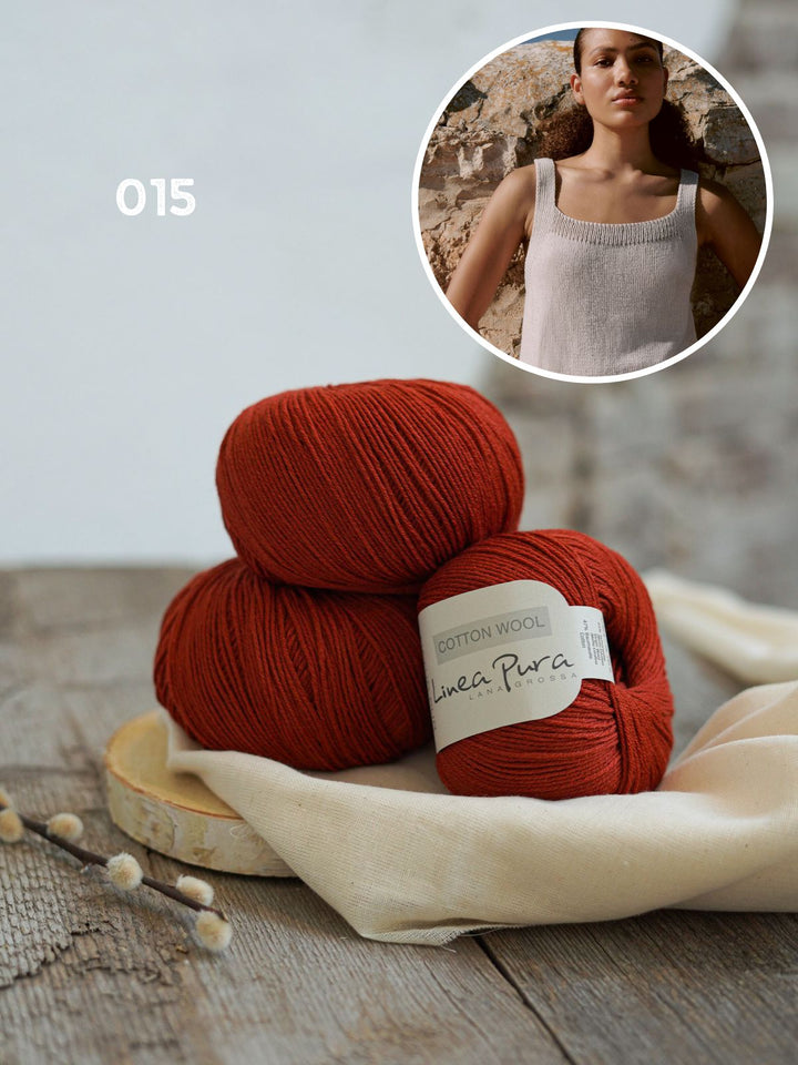 Strickpaket Cotton Wool Top