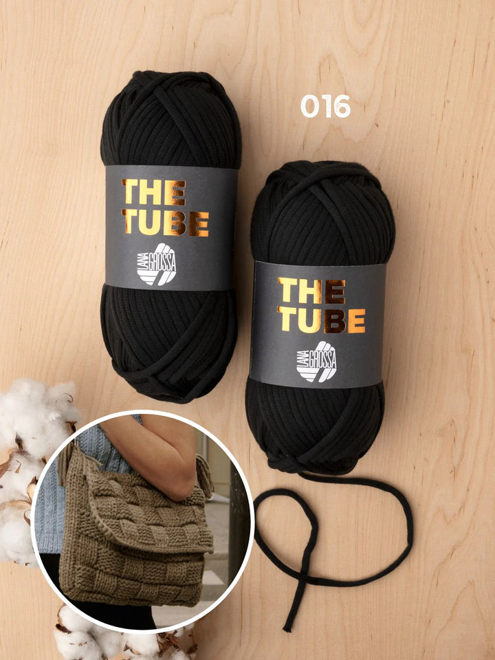 Strickpaket The Tube Gestrickte Tasche