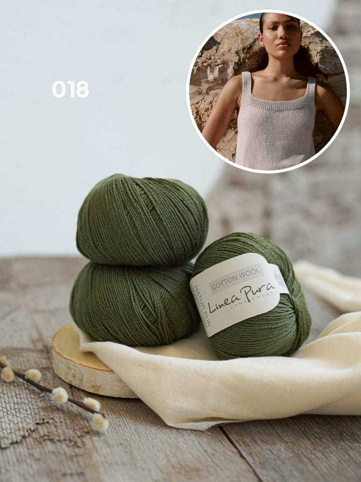 Strickpaket Cotton Wool Top