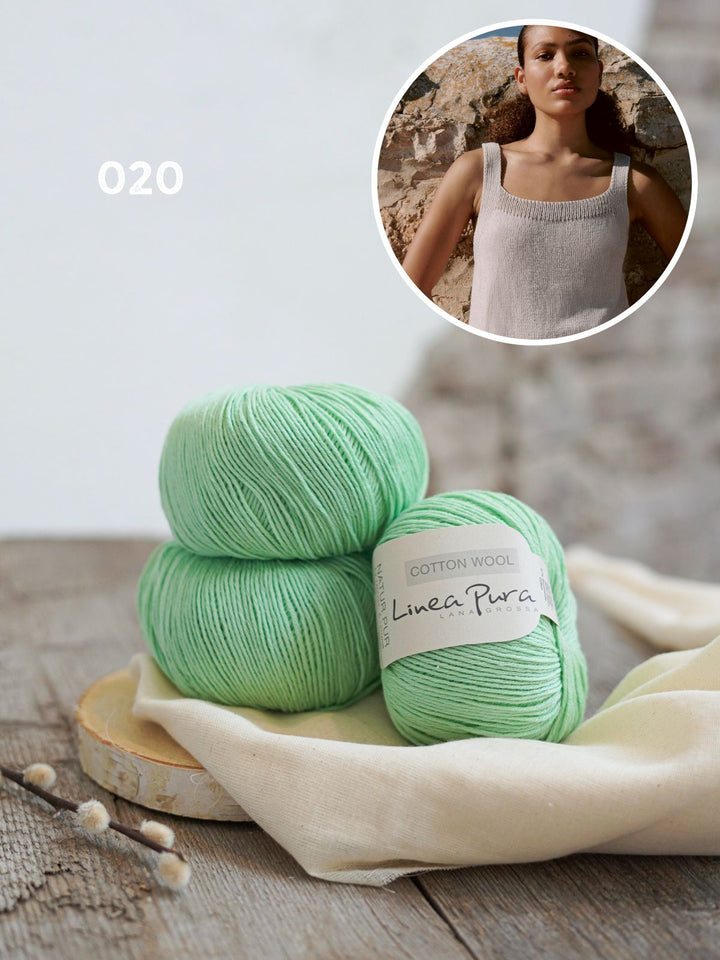 Strickpaket Cotton Wool Top