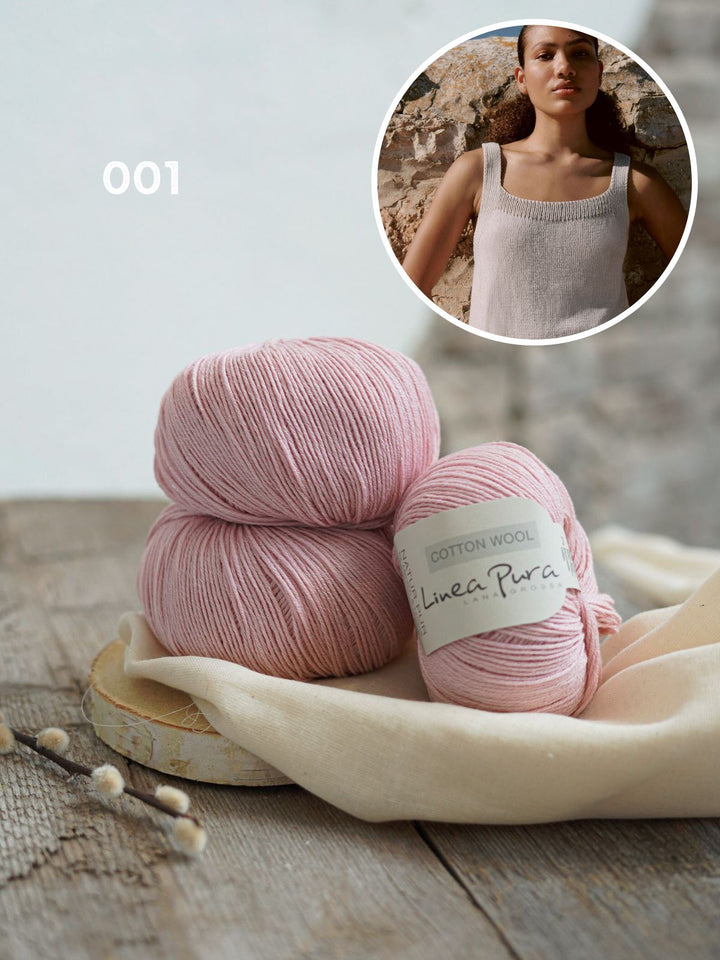 Strickpaket Cotton Wool Top