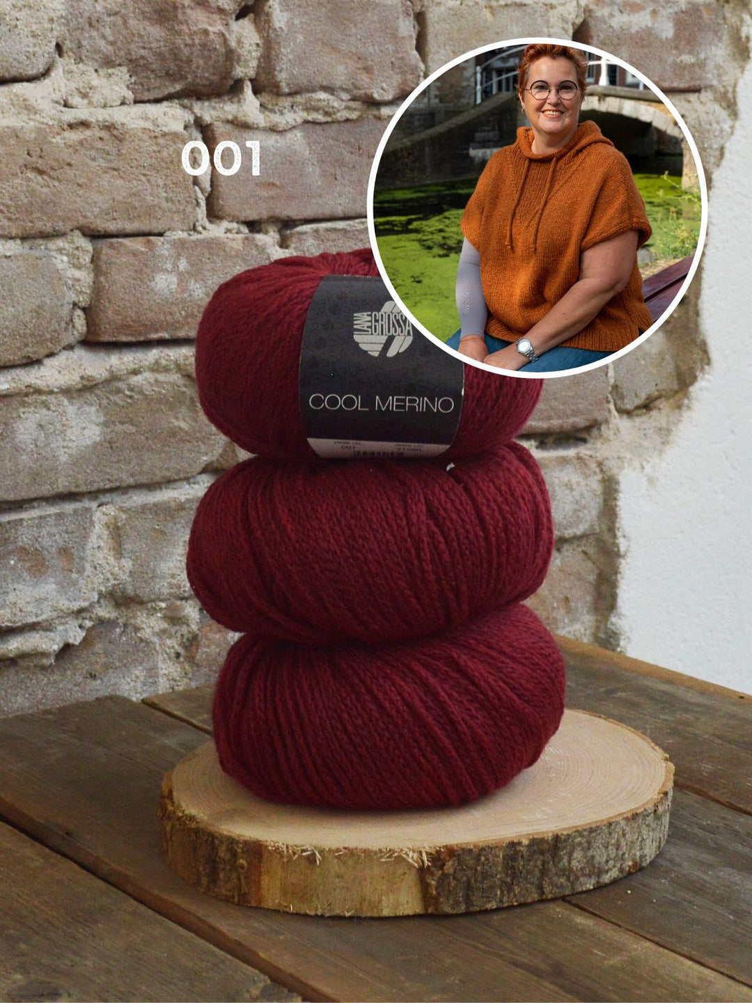 Strickpaket Tanja Steinbach Kapuzen Pullunder - Cool Merino