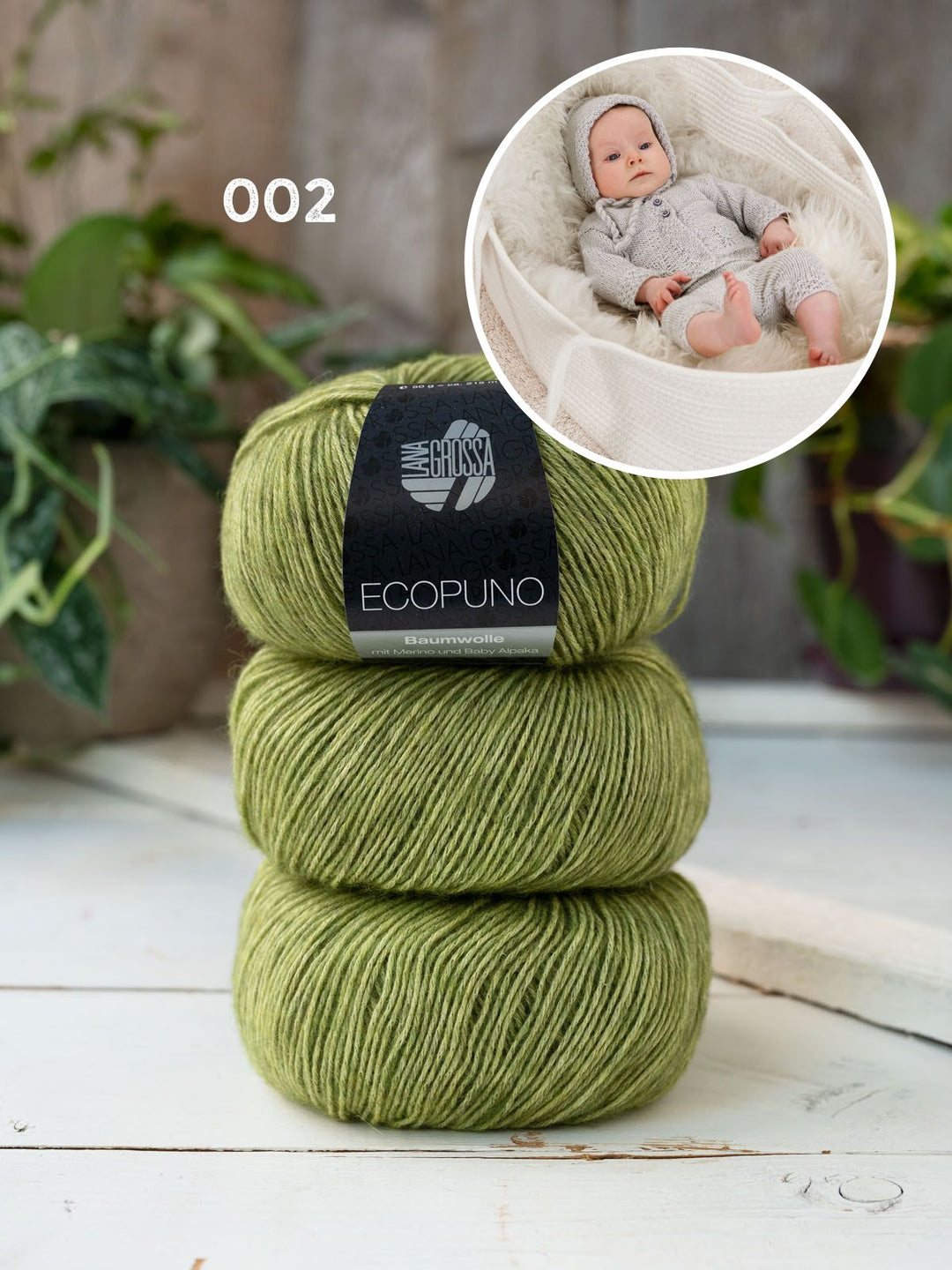 Strickpaket Ecopuno Set für Babys