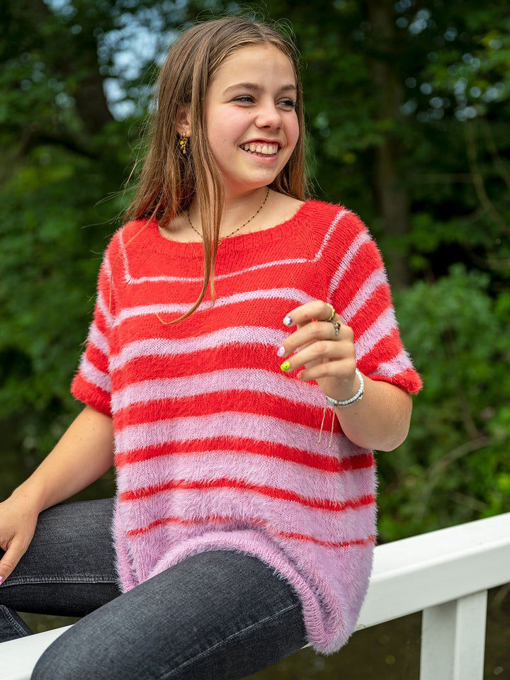 Strickpaket Per Fortuna gestreiften Sommerpullover - Tanja Steinbach