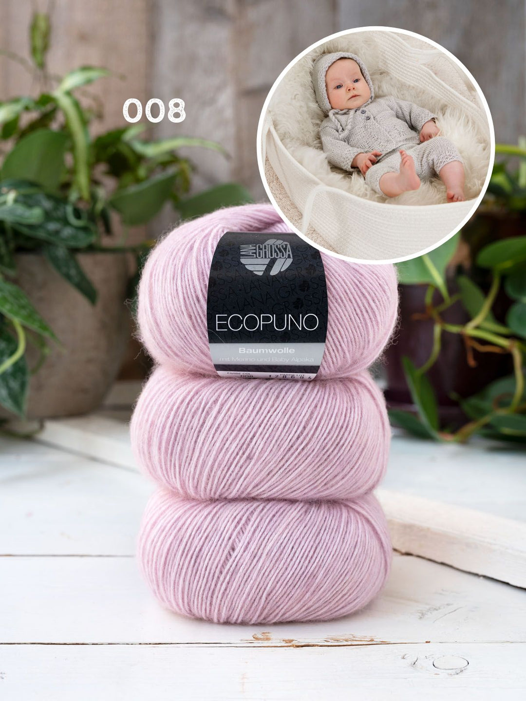 Strickpaket Ecopuno Set für Babys