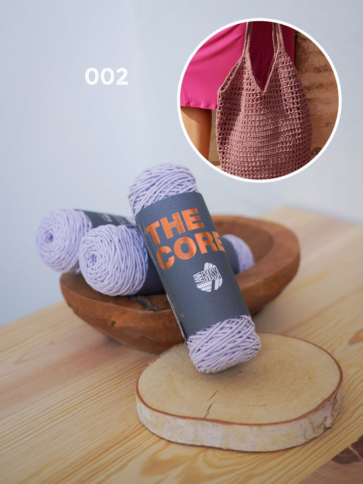 Häkelpaket The Core Tasche im Filetmuster
