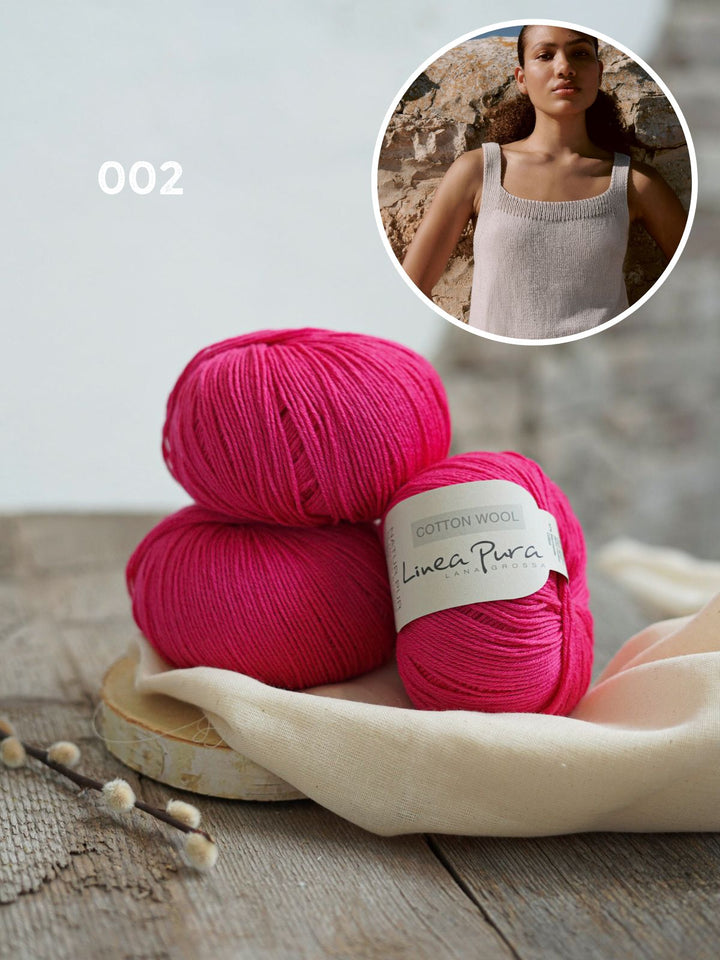 Strickpaket Cotton Wool Top