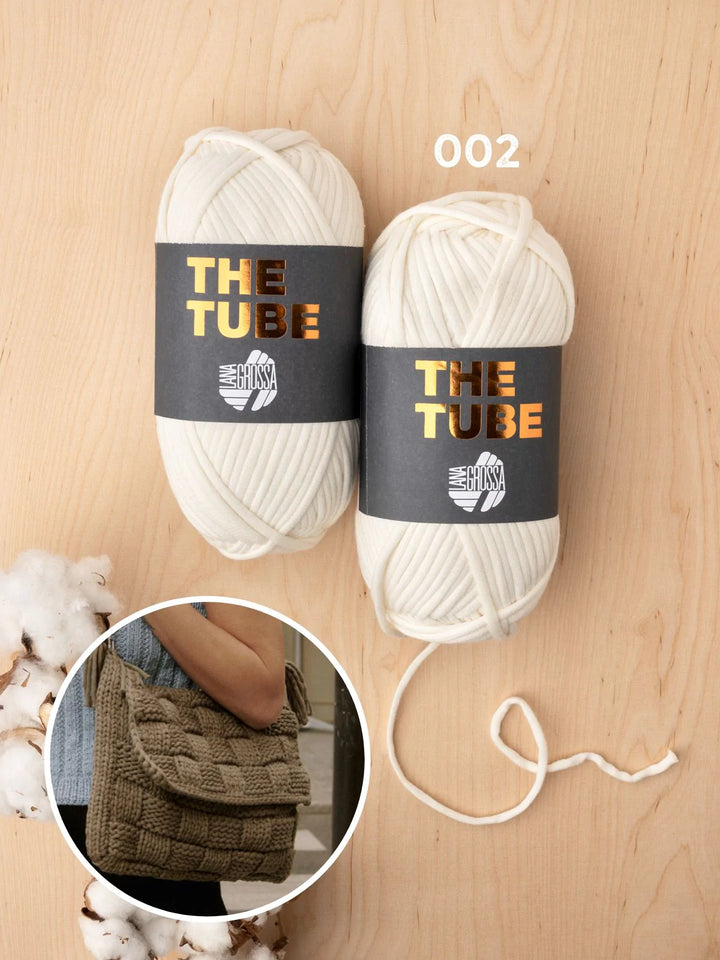 Strickpaket The Tube Gestrickte Tasche