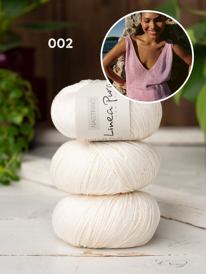 Strickpaket Nastrino Top glatt rechts