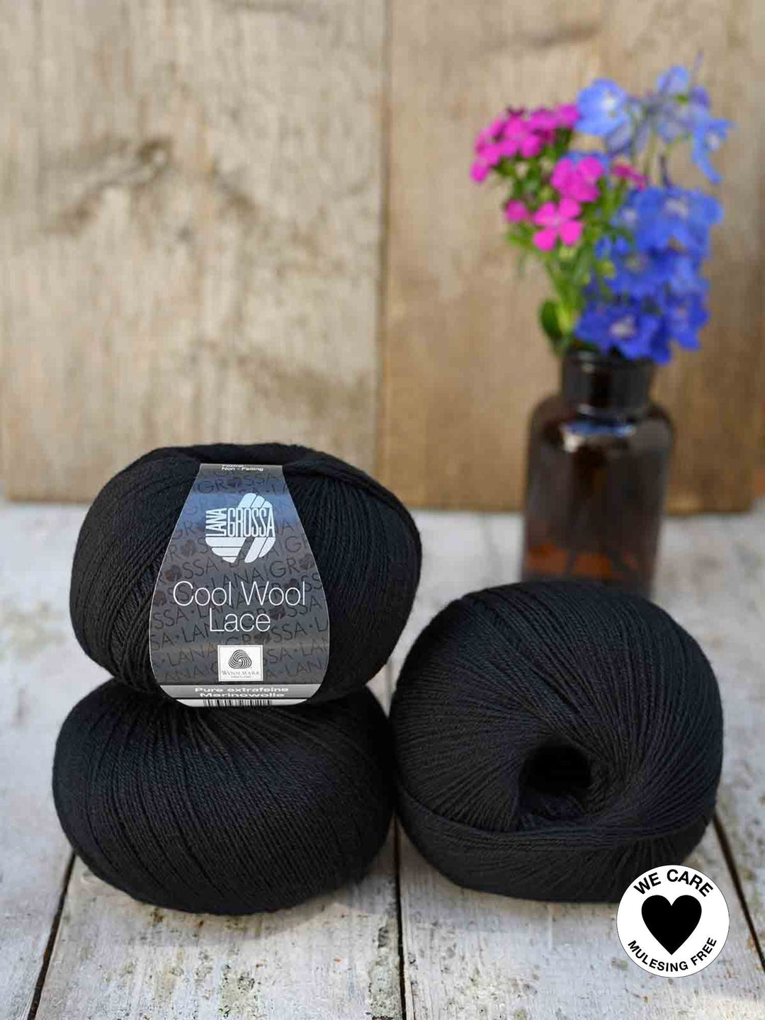 Cool Wool Lace 024 Schwarz