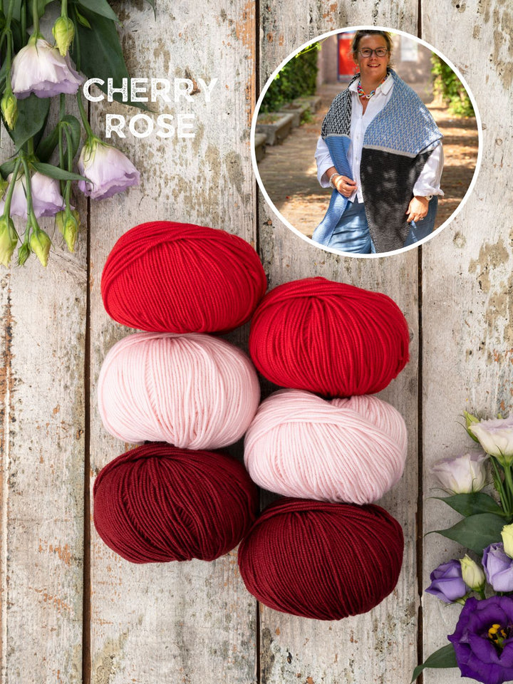 Strickpaket Lizas Chevron Schal - Cool Wool