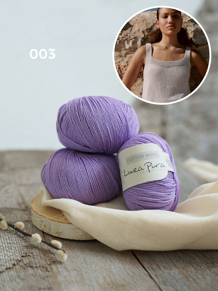 Strickpaket Cotton Wool Top