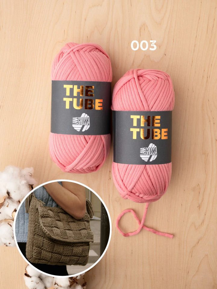 Strickpaket The Tube Gestrickte Tasche