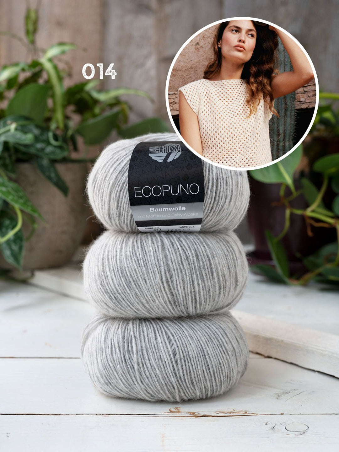 Häkelpaket Ecopuno Granny Top
