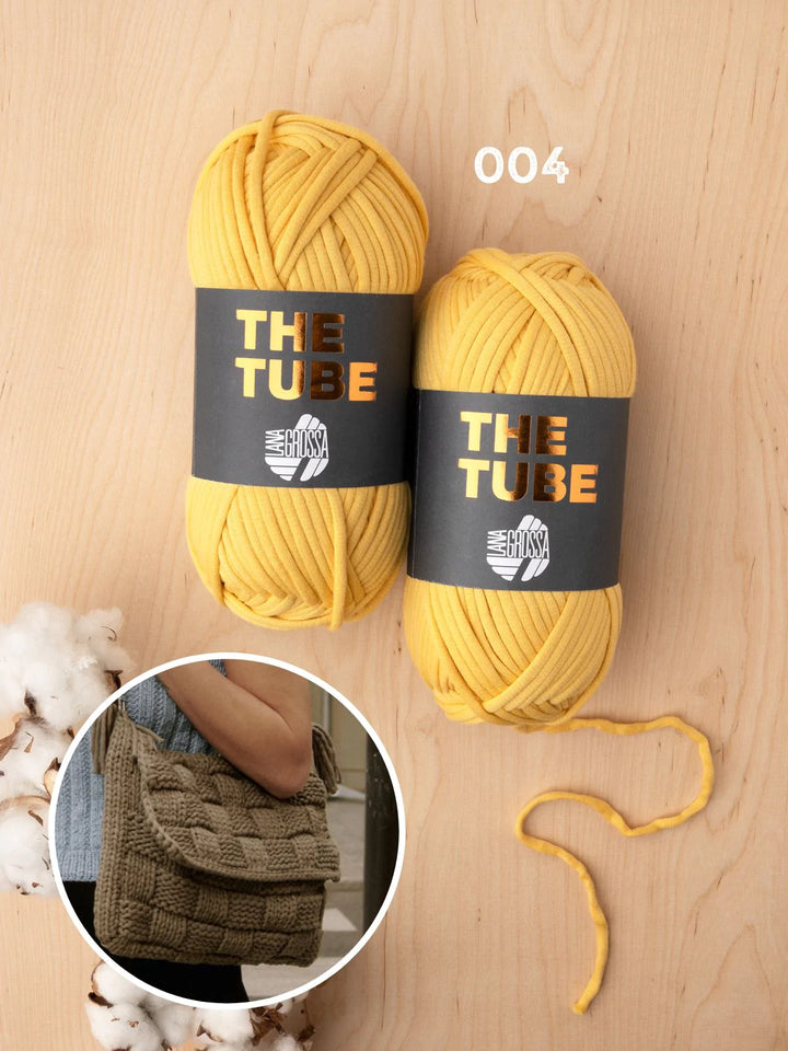 Strickpaket The Tube Gestrickte Tasche