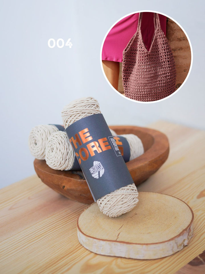 Häkelpaket The Core Tasche im Filetmuster