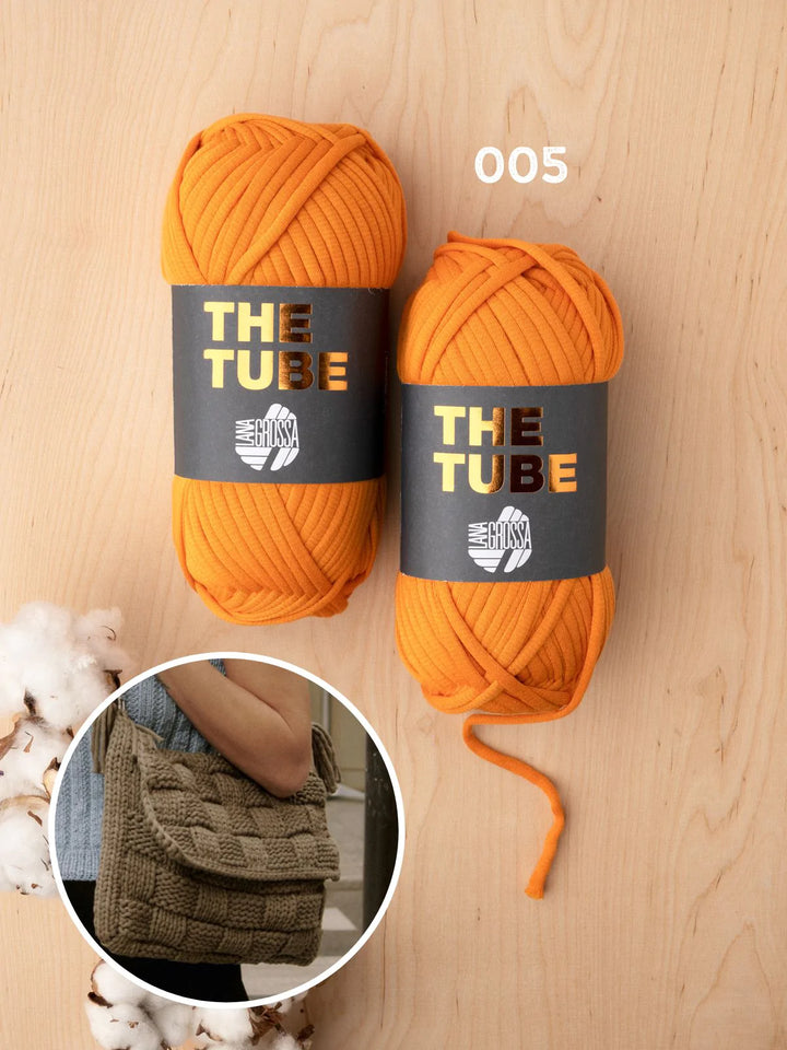 Strickpaket The Tube Gestrickte Tasche