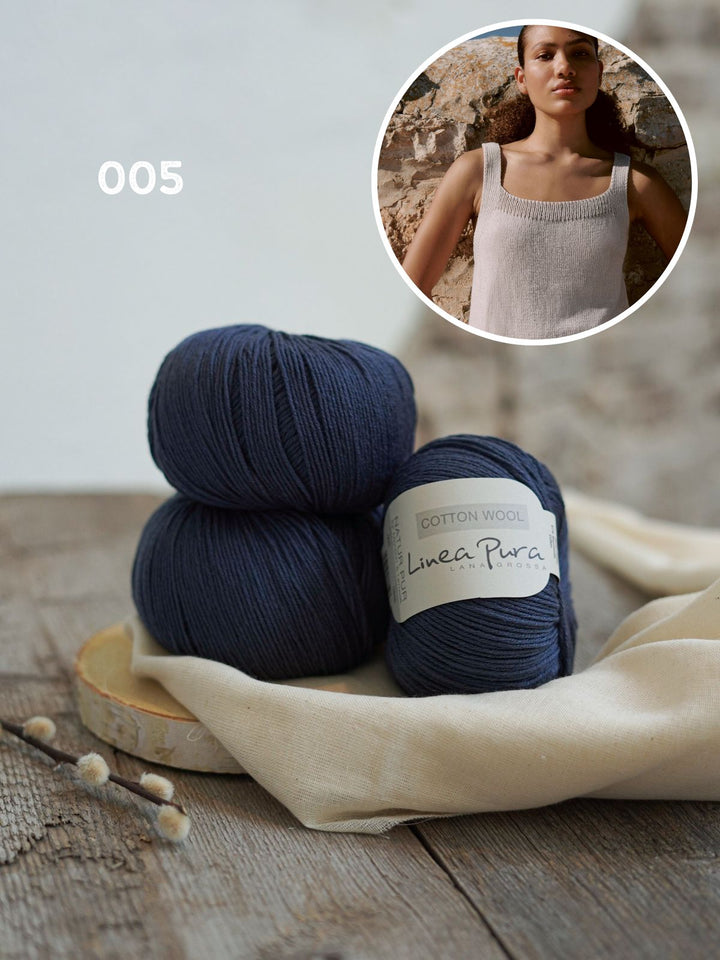 Strickpaket Cotton Wool Top