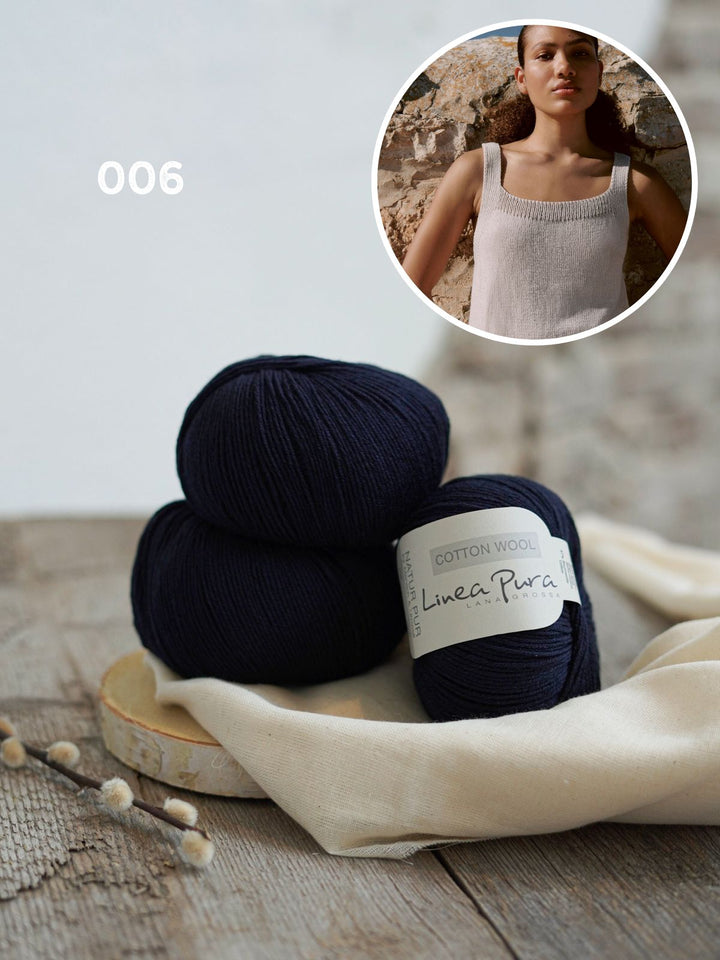 Strickpaket Cotton Wool Top