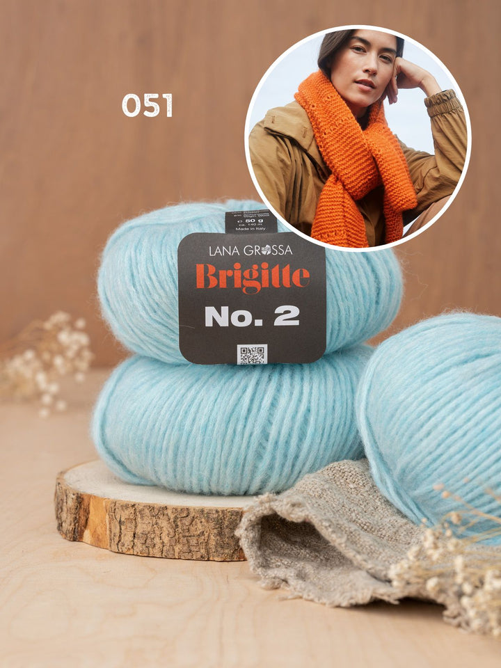 Strickpaket Brigitte No. 2 Schal