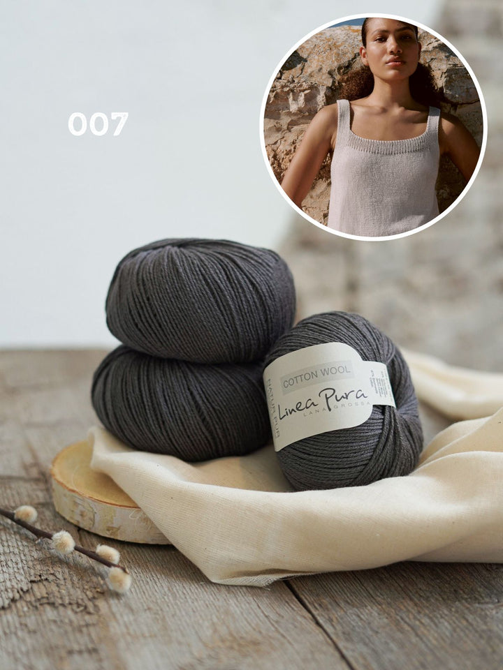 Strickpaket Cotton Wool Top