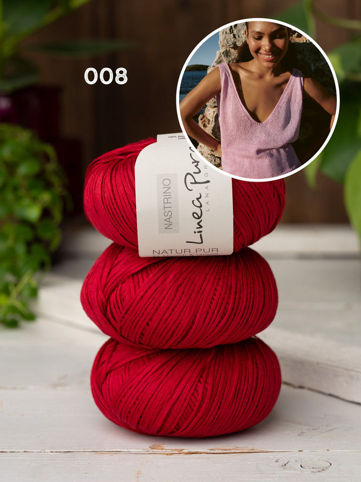 Strickpaket Nastrino Top glatt rechts
