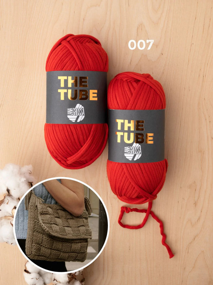 Strickpaket The Tube Gestrickte Tasche