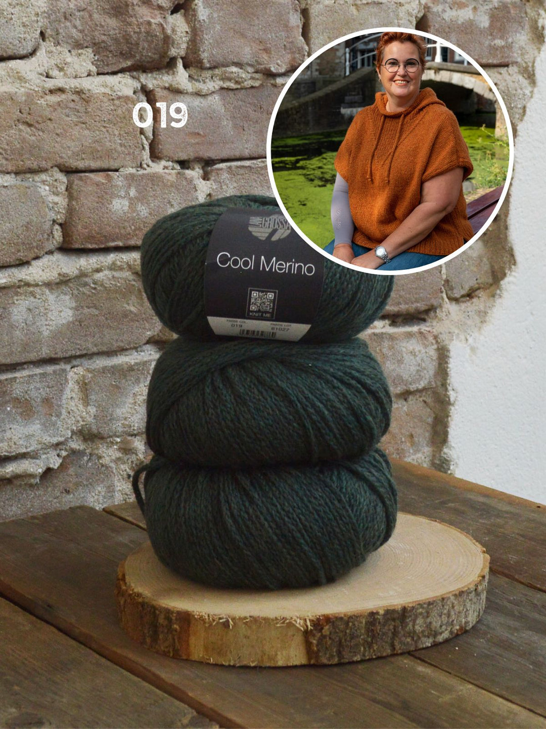 Strickpaket Tanja Steinbach Kapuzen Pullunder - Cool Merino