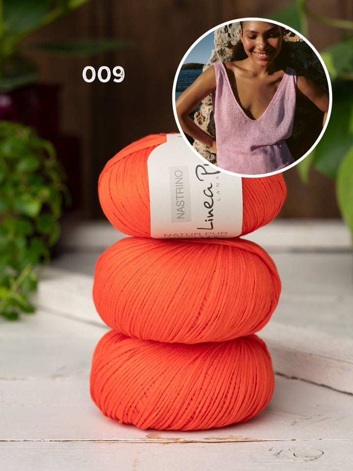 Strickpaket Nastrino Top glatt rechts