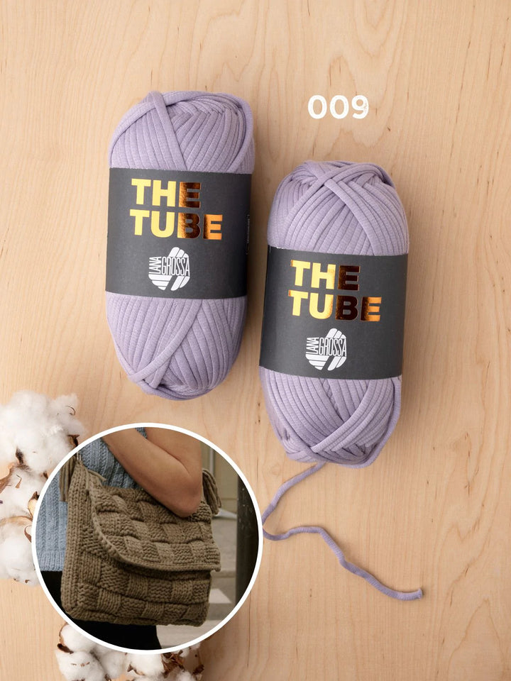 Strickpaket The Tube Gestrickte Tasche