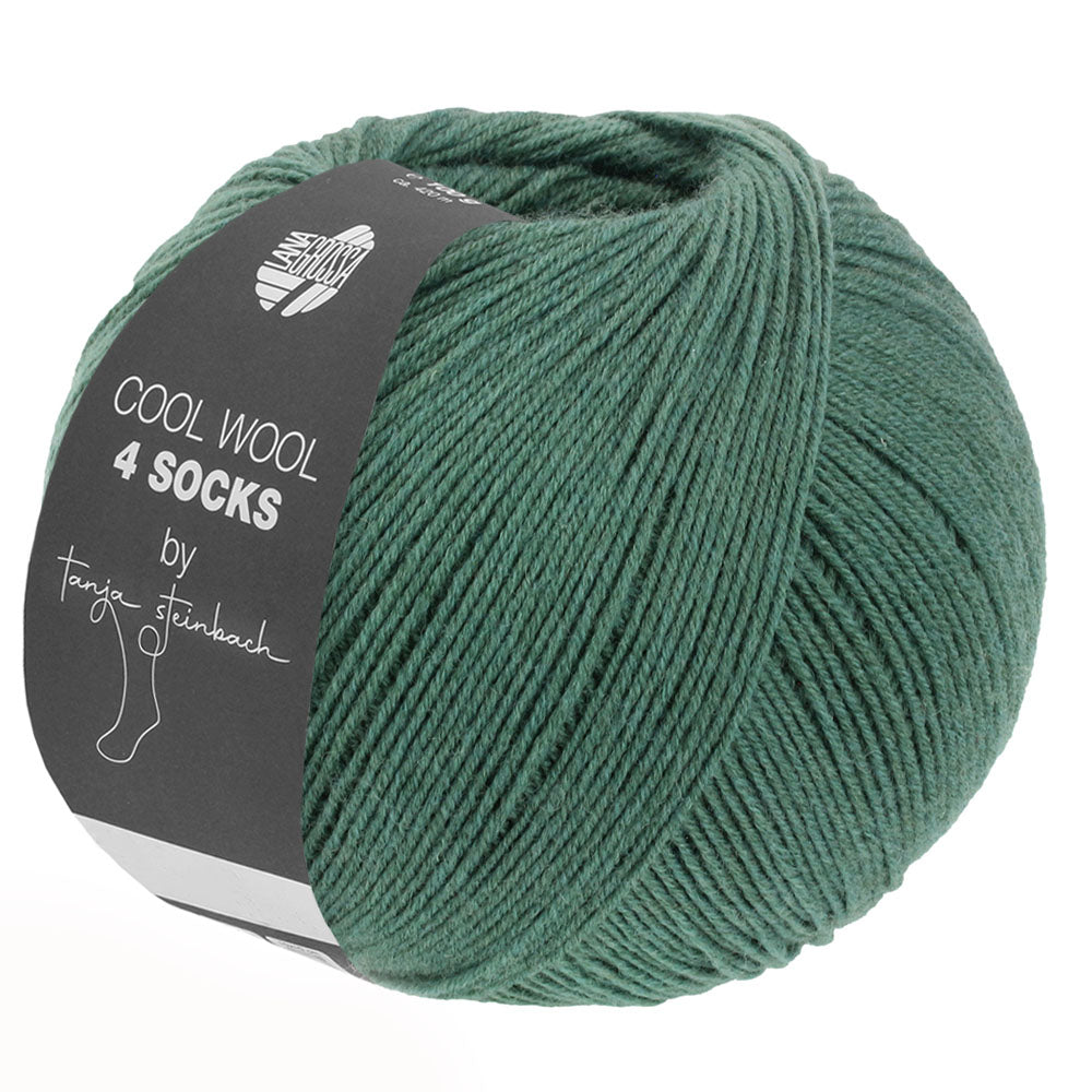 Cool Wool 4 Socks 7702 Graugrün