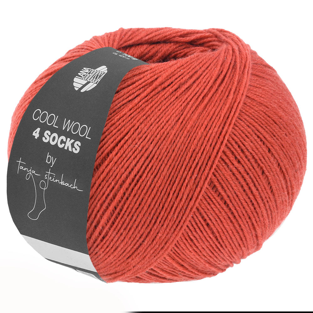 Cool Wool 4 Socks 7714 Terrakotta