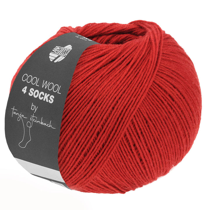 Cool Wool 4 Socks 7715 Dunkelrot