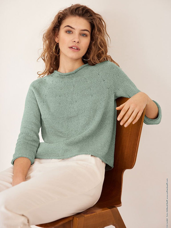 Strickpaket Landlust Sommerseide Pullover