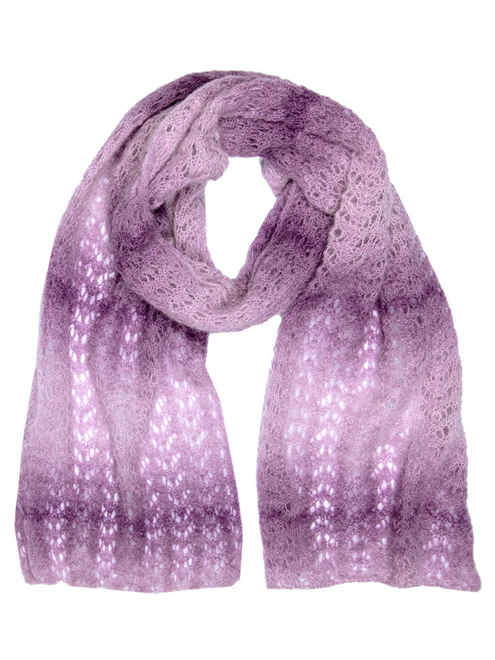 Strickpaket Setasuri Dégradé Schal im Ajourmuster