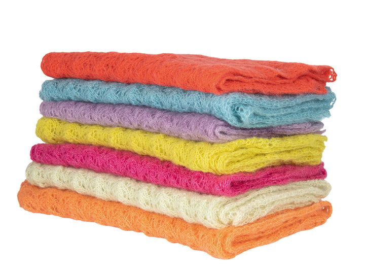 Strickpaket Setasuri Dégradé Schal im Ajourmuster
