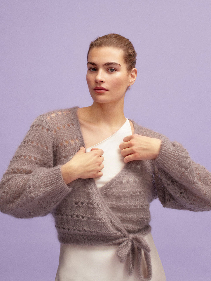 Strickpaket Silkhair Wickeljacke