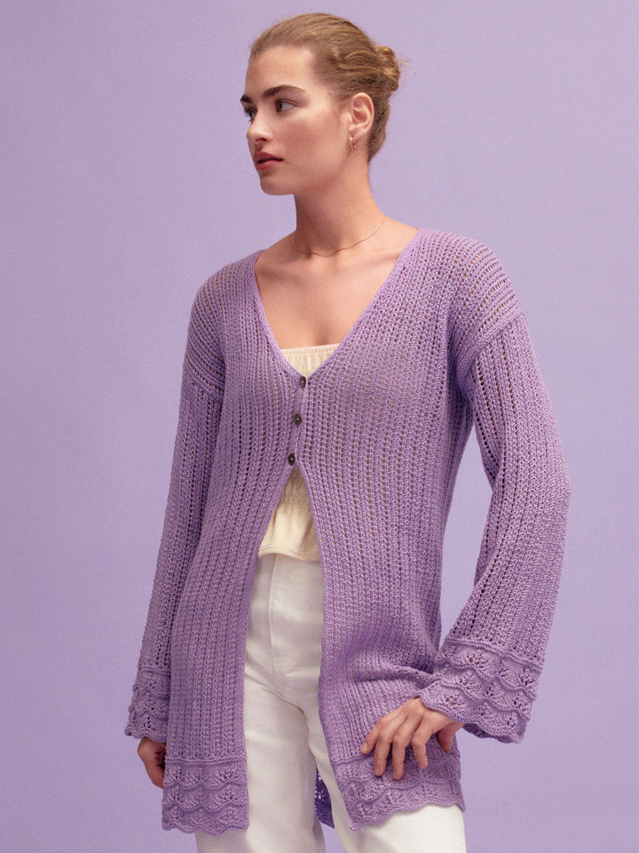 Strickpaket Cotton Wool Jacke