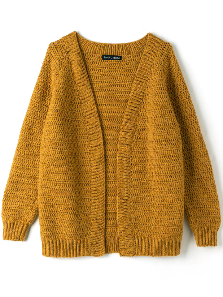 Häkelpaket Ecopuno Raglan Cardigan
