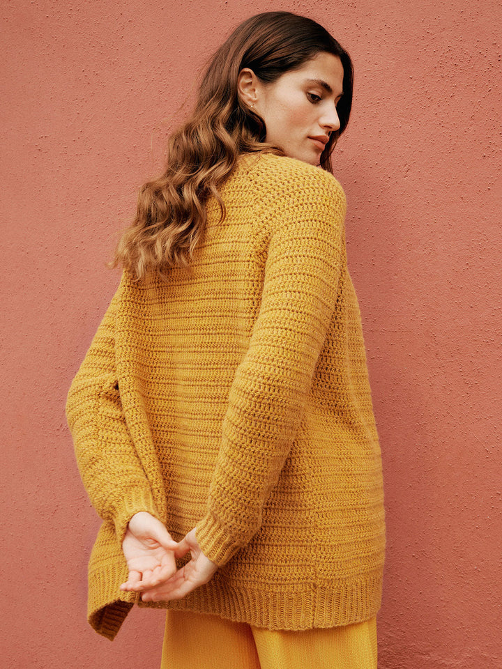 Häkelpaket Ecopuno Raglan Cardigan