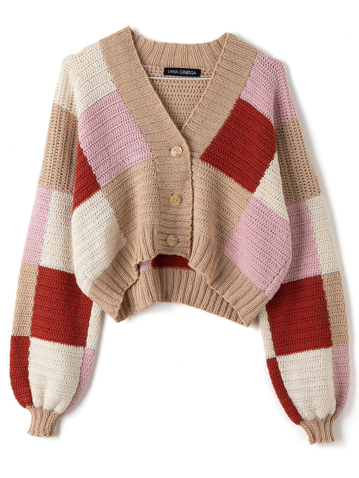 Häkelpaket Cotton Wool Patchwork Cardigan