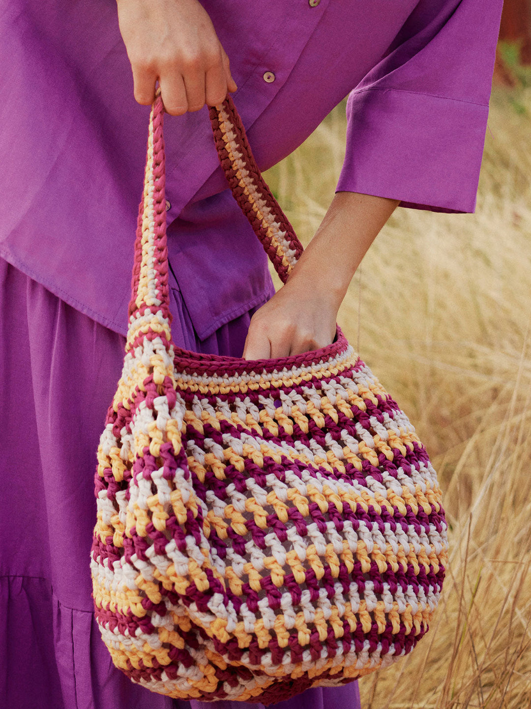 Handarbeitstasche Groß, Multifunktions-Organizer-Tasche mit großer  Garnhäkelaufbewahrung und Taschen für Wolle, Stricknadeln und Häkelnadeln  (Rot)