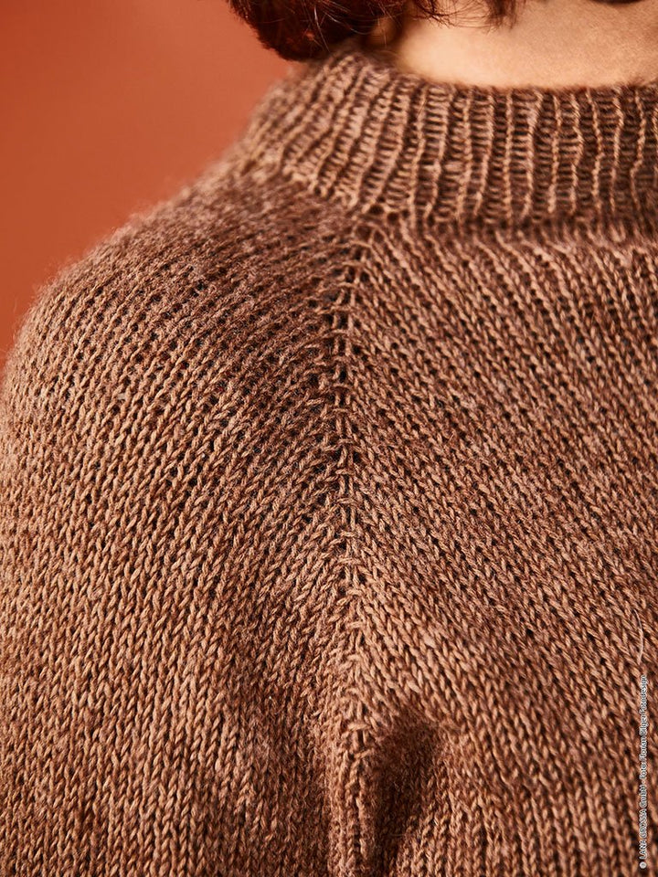 Strickpaket Ecopuno Kukka Sweater - Rosa P.