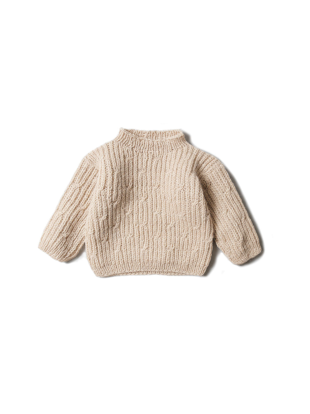 Strickpaket Natural Alpaca Pelo Baby-Pullover