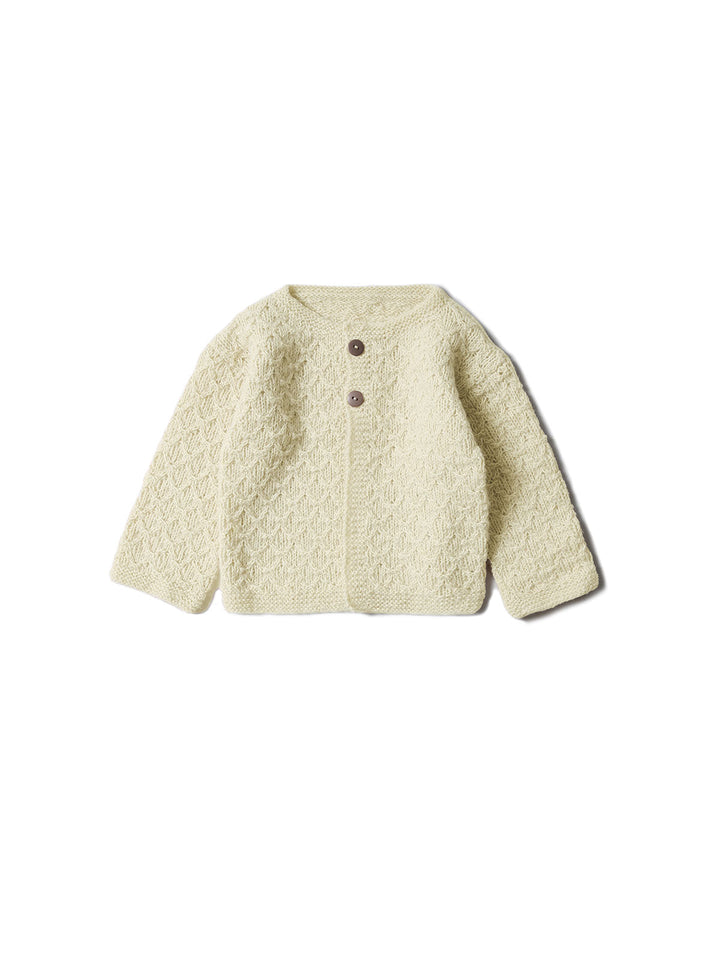 Strickpaket Ecopuno Baby-Strickjacke