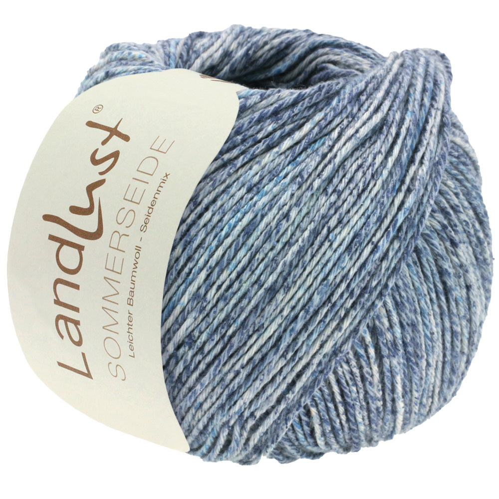 Landlust Sommerseide Mélange 112 Jeans meliert
